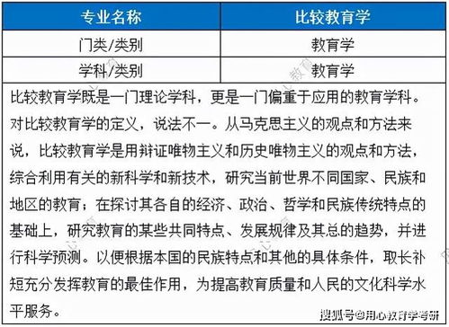 比较教育学的研究方向