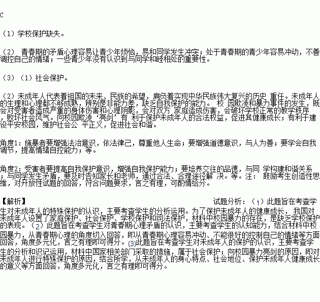 校园欺凌心理分析报告